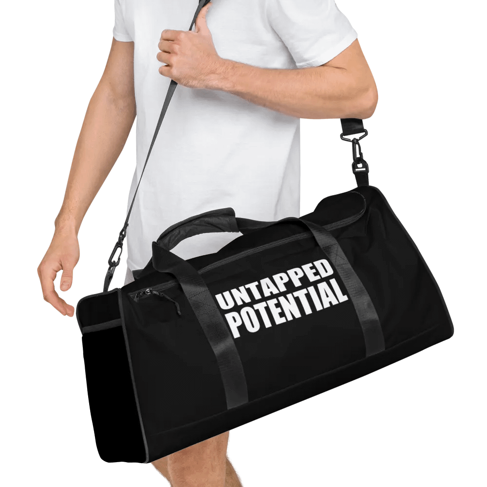 Untapped Potential Black Duffle Bag product image (8)
