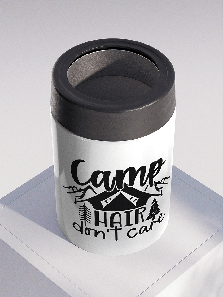 Camp Hair Don't Care Stainless Steel Koozie product image (2)