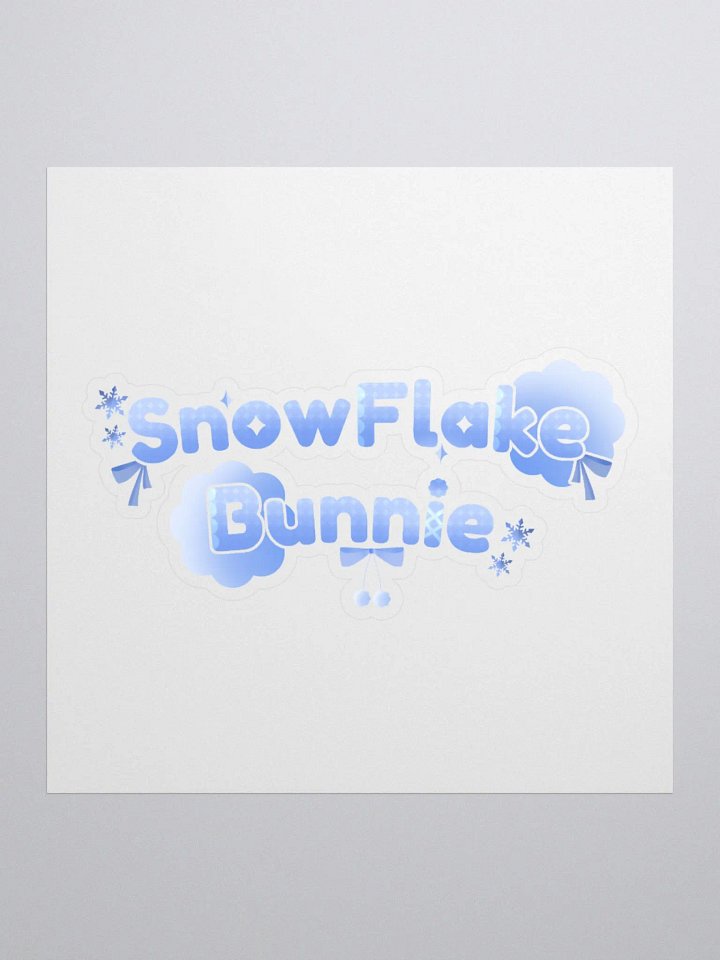 SnowFlakeBunnie - Version 1 product image (1)