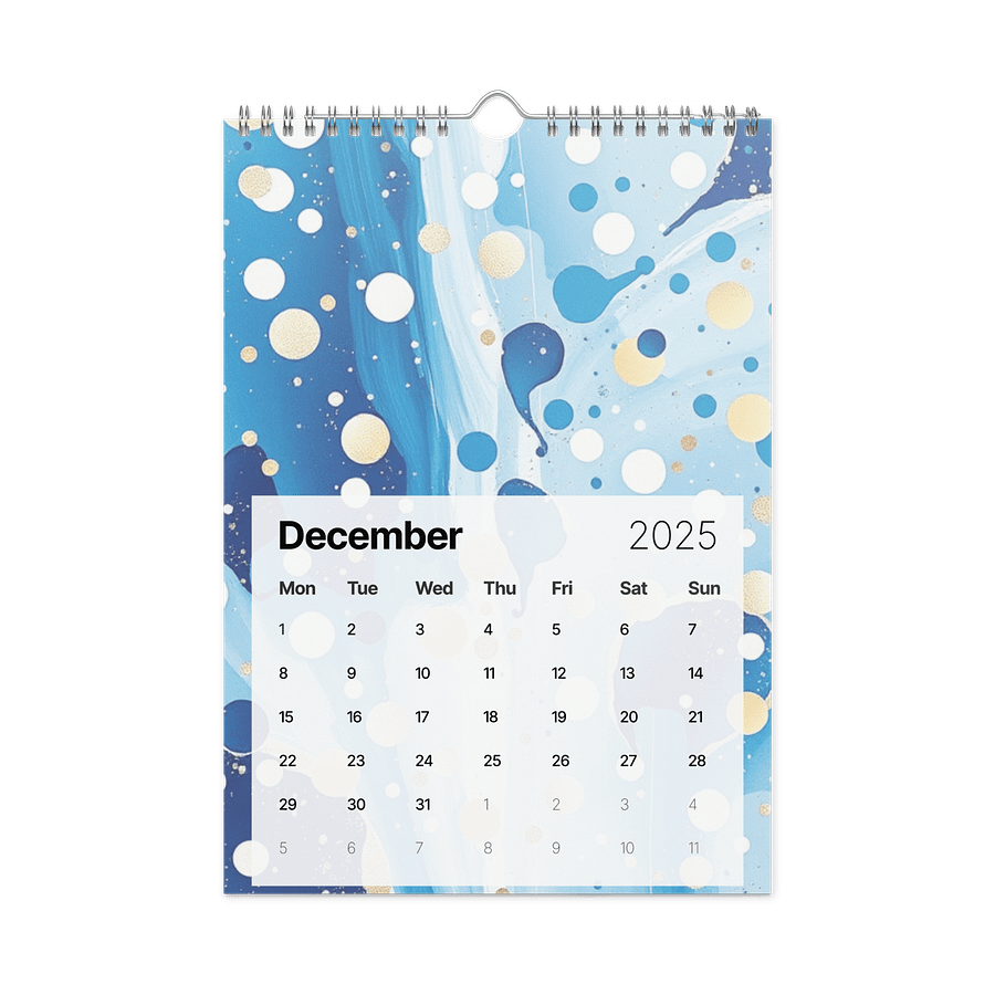 ART ABSTRACT WALL CALENDAR 2026 product image (4)