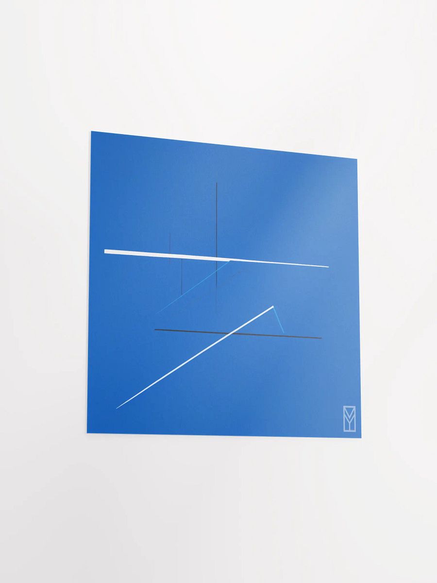 Poster Global Blue Screen: Abstract Art product image (3)