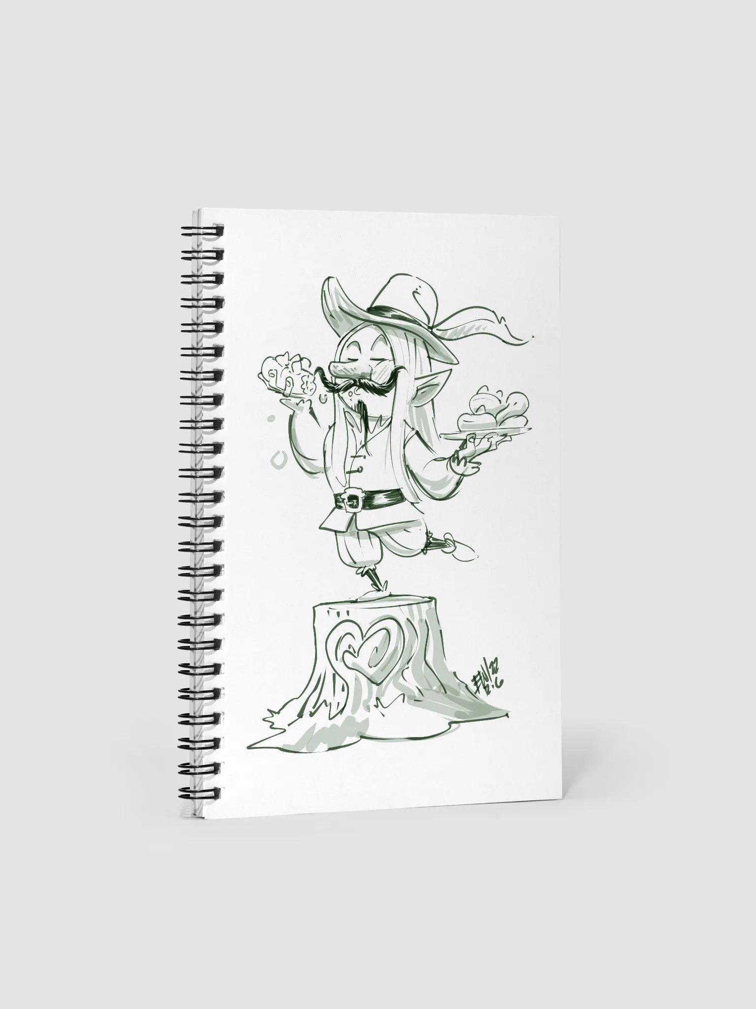 Sprite Crumpeteer Scribble Notebook product image (1)