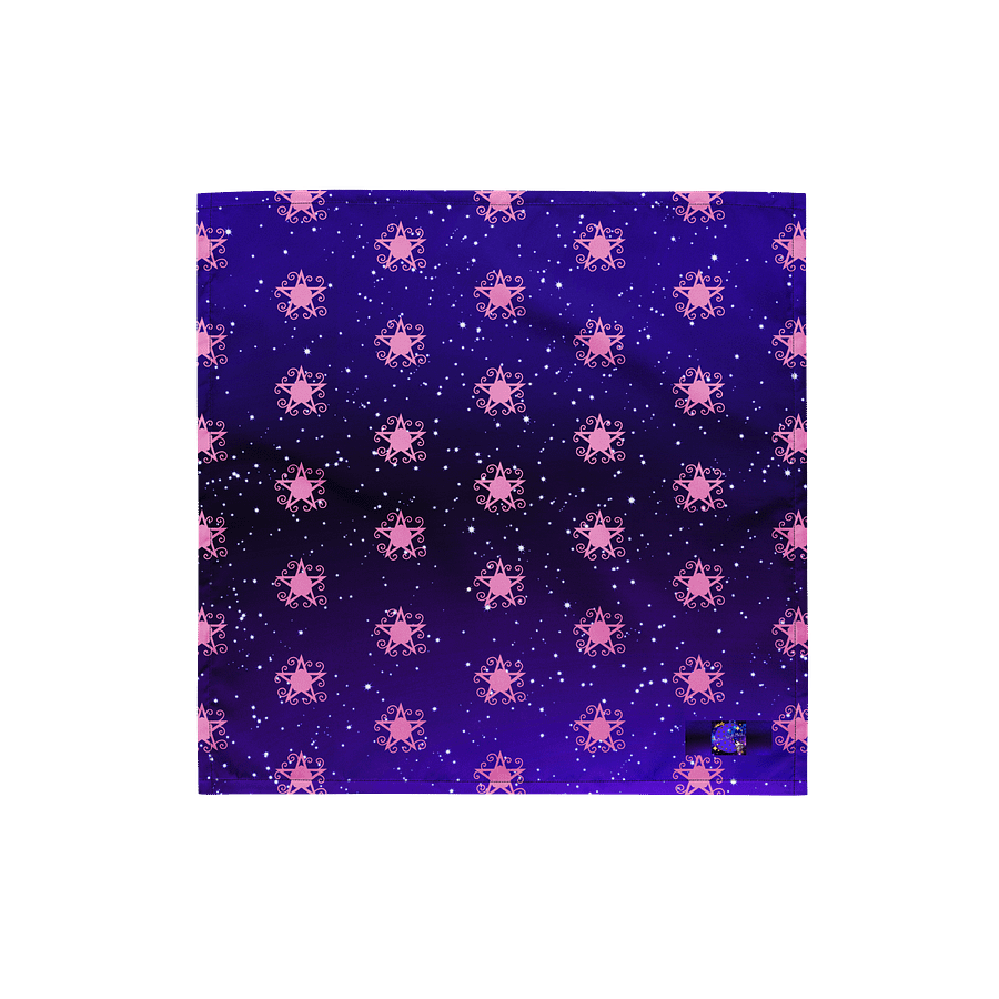 Purple Eternity & Pink Stars All-Over Bandana product image (3)