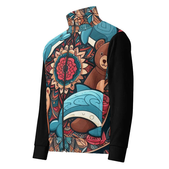 Mystical Wildlife Mandala Track Jacket |Ai Design product image (1)
