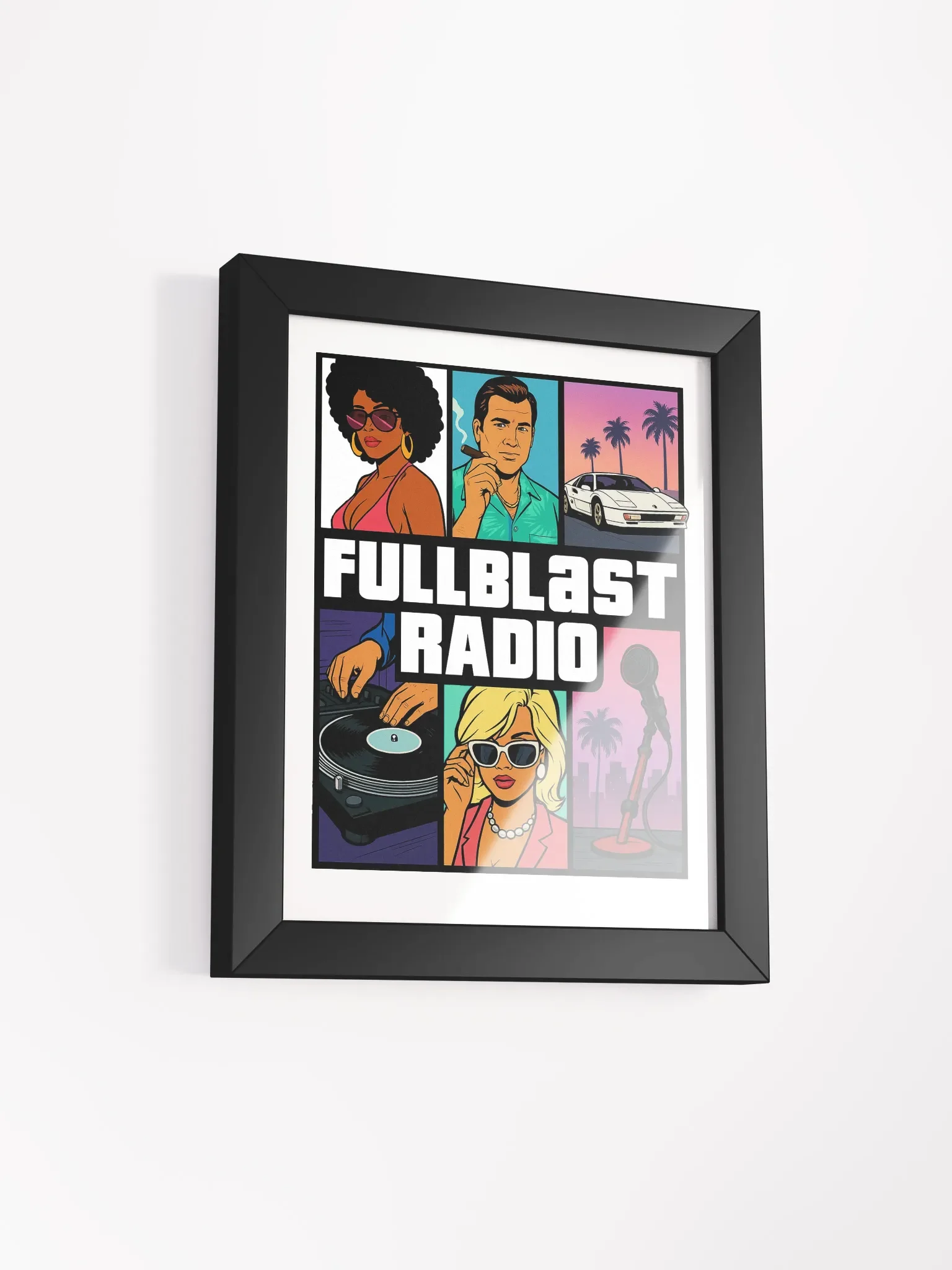 FULLBLASTRADIO GRAND THEFT AUTO DESIGN PICTURE & FRAME product image (36)