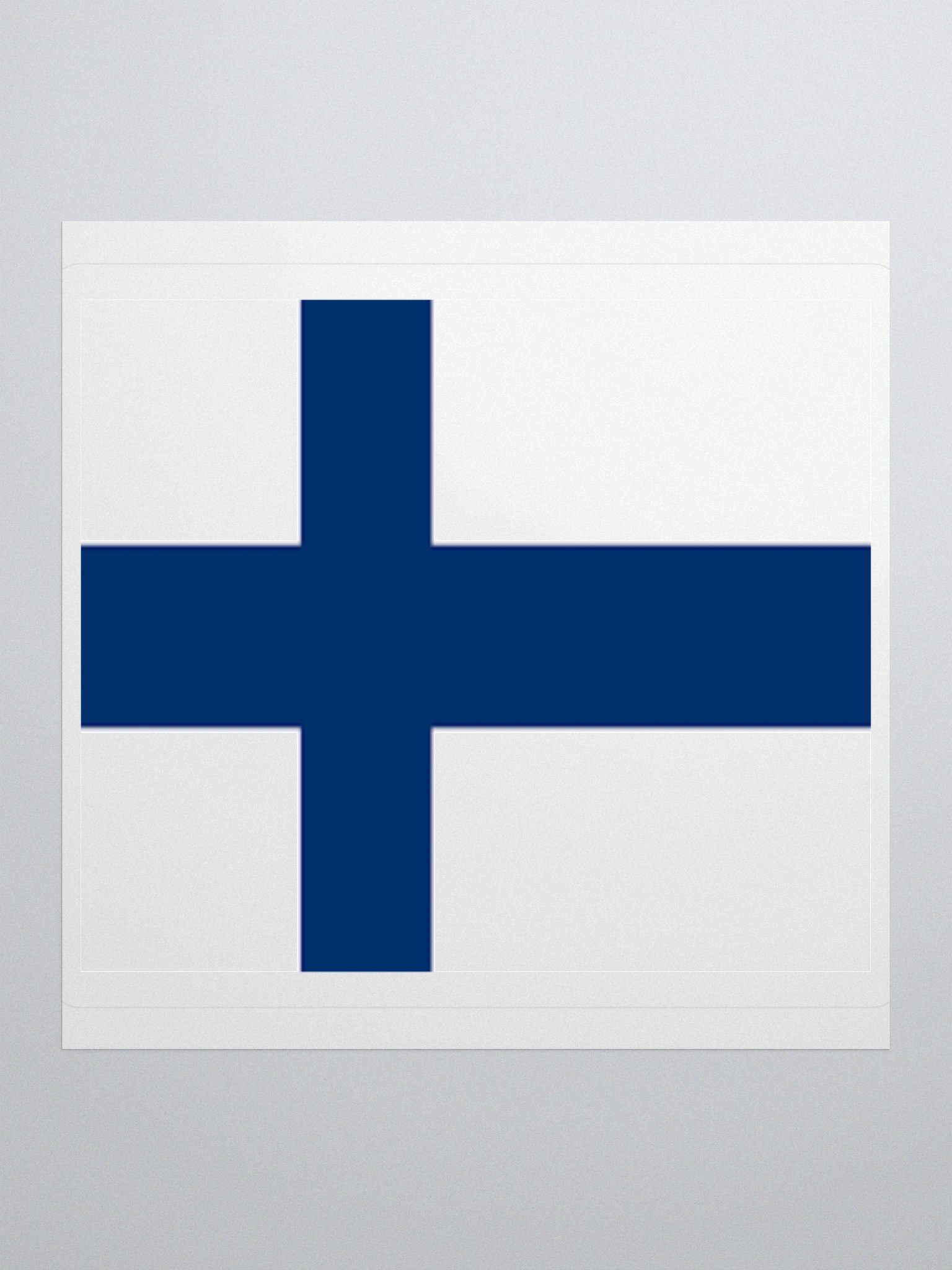 Finland Flag Sticker | Nordic Cross Design | Durable Vinyl | 3 Sizes product image (2)