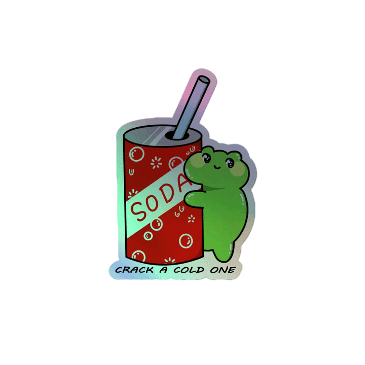 Crack a Cold One Holo Sticker product image (2)