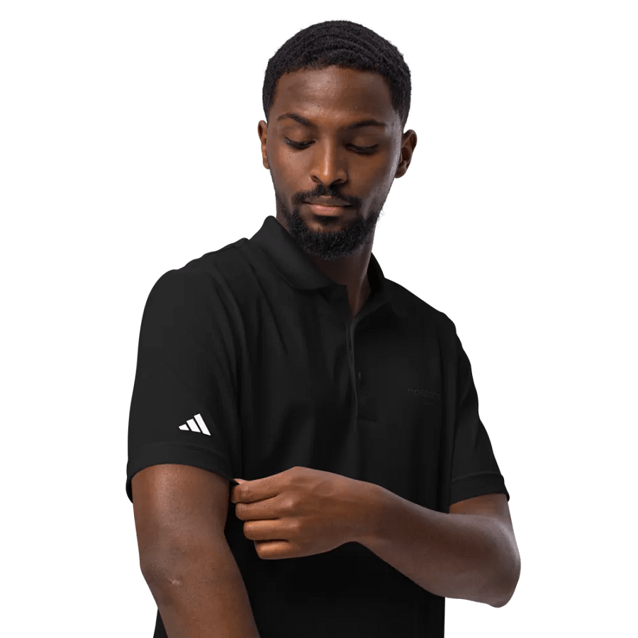 RoccoRox Adidas Polo Tee All Black product image (7)