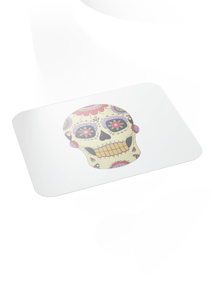Calavera Sugar Skull (art by Dina R.) - acrylic painting picture - Mouse Pad product image (4)