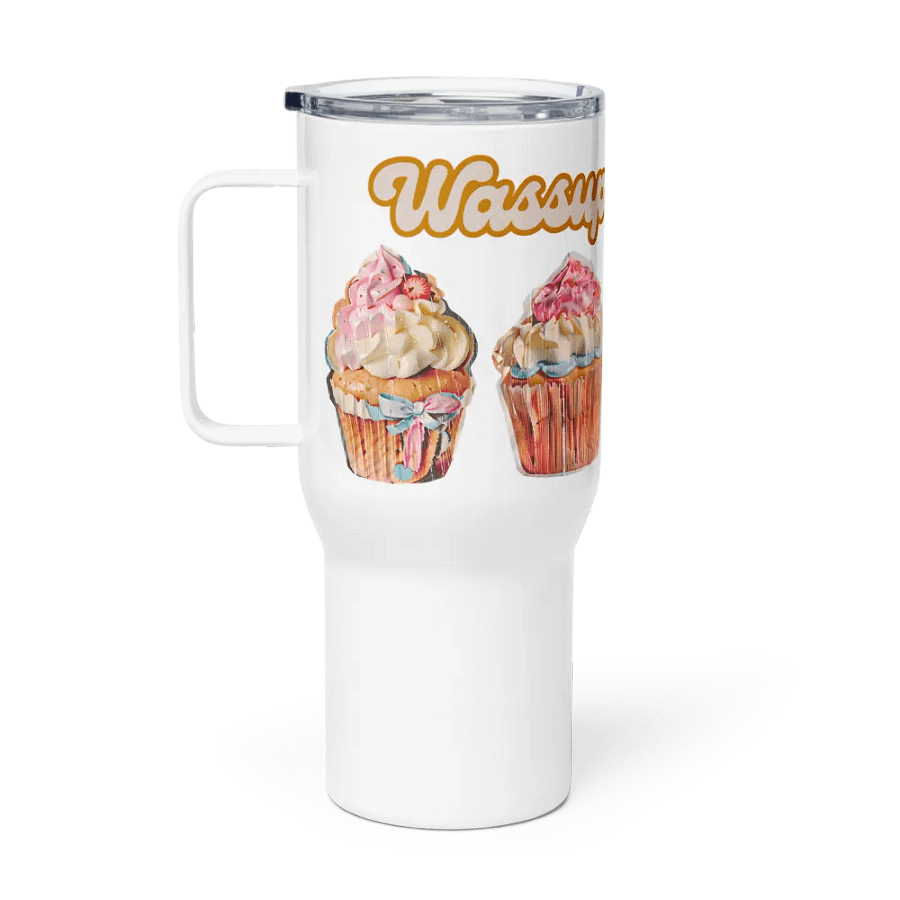 Wassup Cupcake Travel Mug product image (1)
