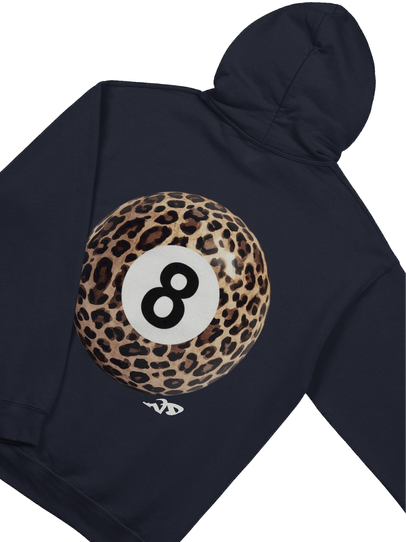 🎱🐆 Leopard 8 Ball Hoodie 🐆🎱 (Dark Colors) product image (4)