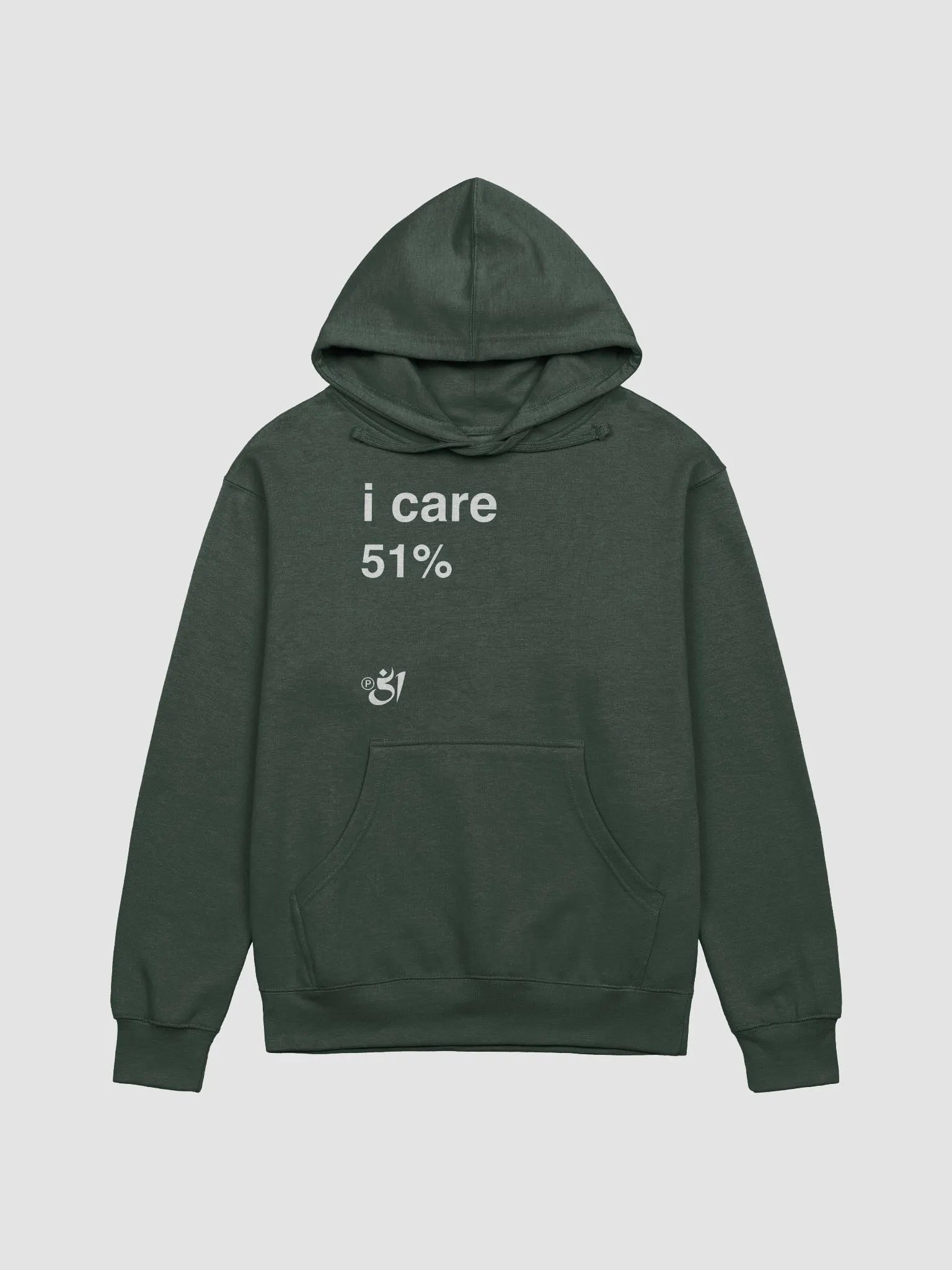 I care 51% hoodie product image (1)