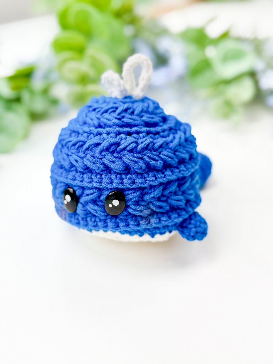 Easy Crochet Whale Pattern | No-Sew Amigurumi Using the Wheat Stitch product image (10)