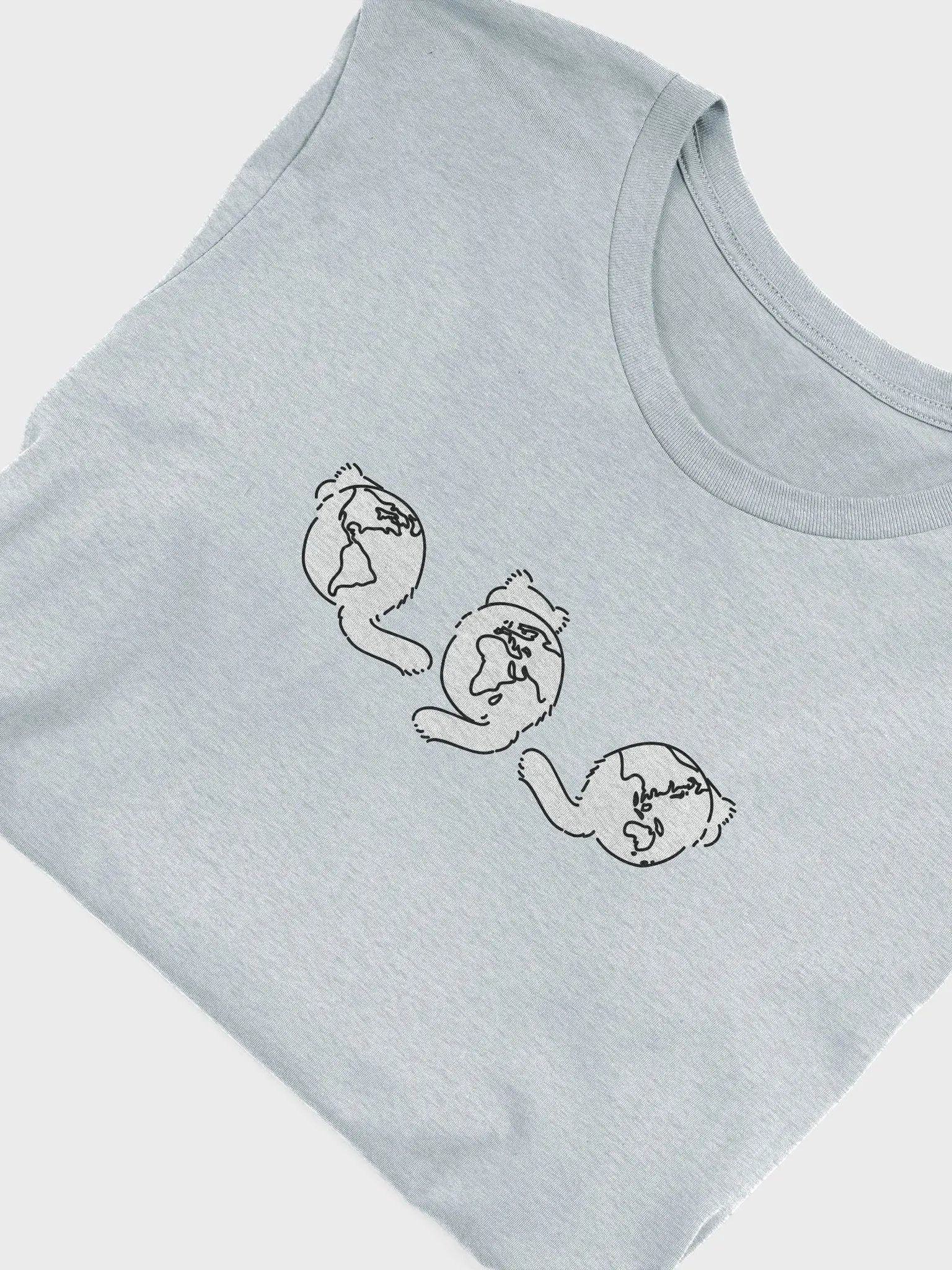 Planet Manul Trio - Bella+Canvas Unisex T-Shirt product image (54)