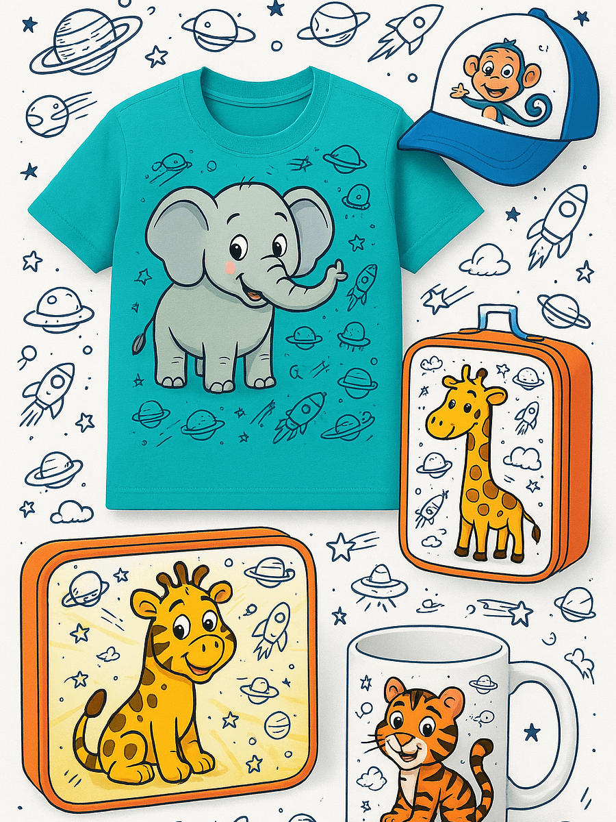 80+ Jungle Animals Vector Graphics Instant Download product image (5)