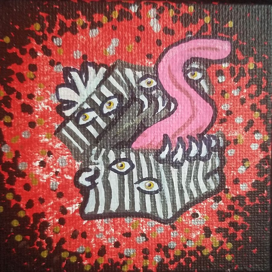 Gift Box Mimic, Tiny Painting (red) product image (2)