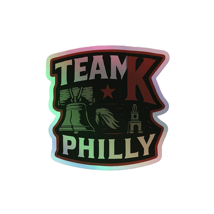 Team K Philly HOLOGRAPHIC" STICKERS product image (2)