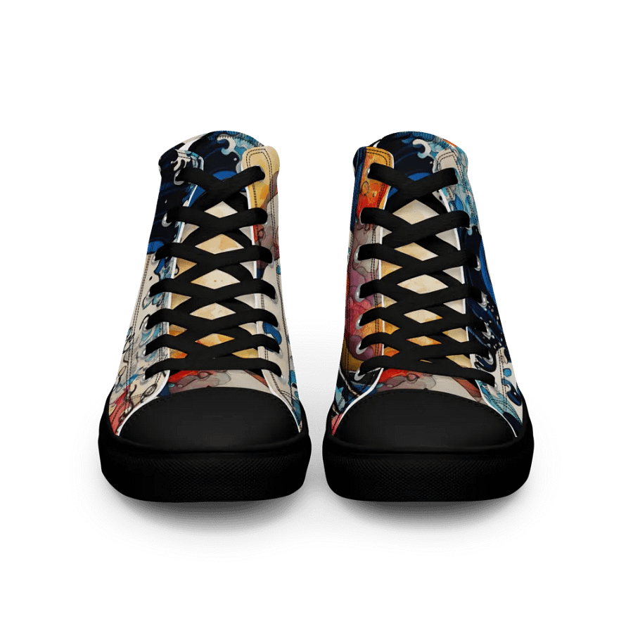Japanese Whimsical Wave High Tops product image (3)