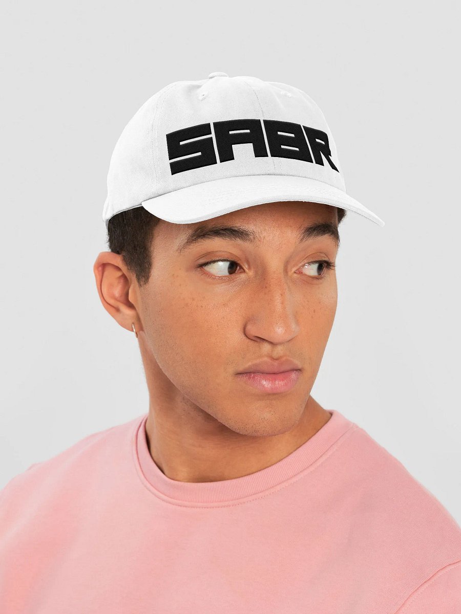 SABR Black Logo Unisex Chino Cotton Twill Baseball Hat product image (2)