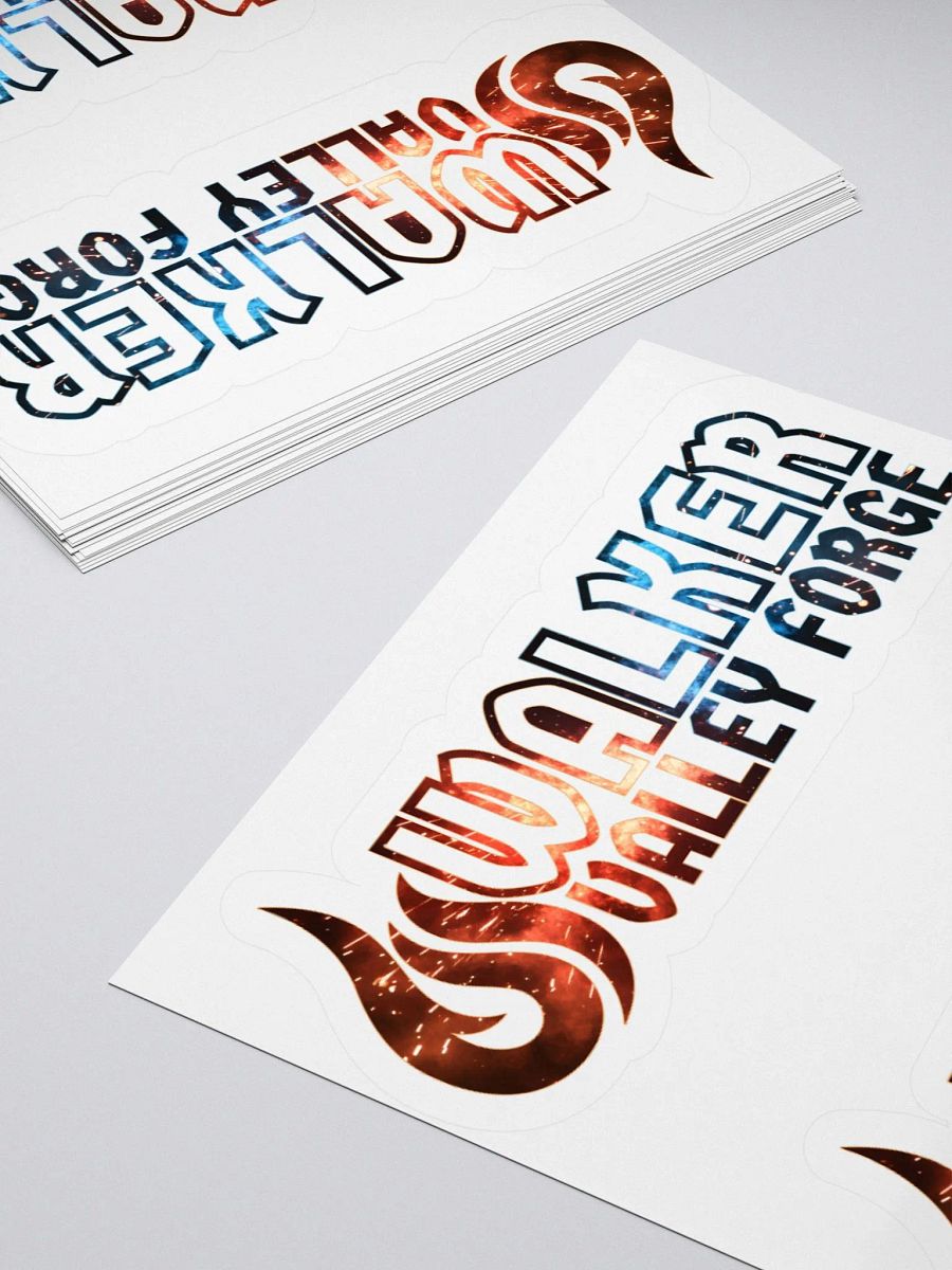 Walker Valley Forge Fiery Logo Kiss-Cut Stickers product image (12)