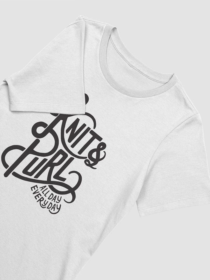 Knit & Purl Tee (White) product image (2)