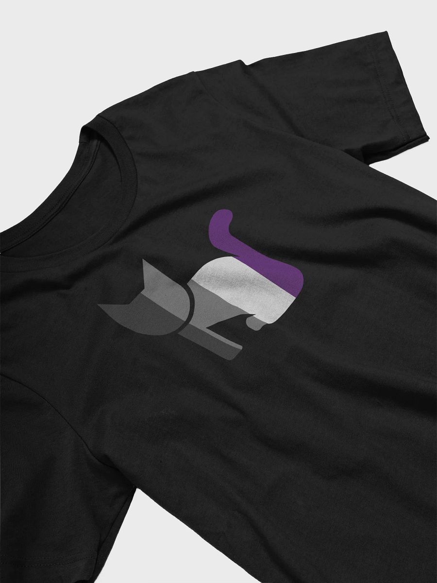 Ace Pride Cat T-Shirt (Vertical Flag) product image (5)