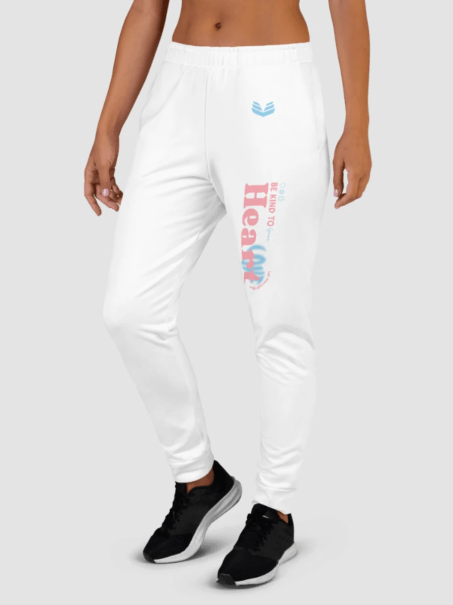 Be Kind To Your Heart Joggers - White product image (2)