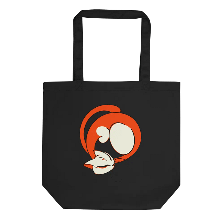 Calming Orange Cat Totebag / Black-Oyster product image (1)
