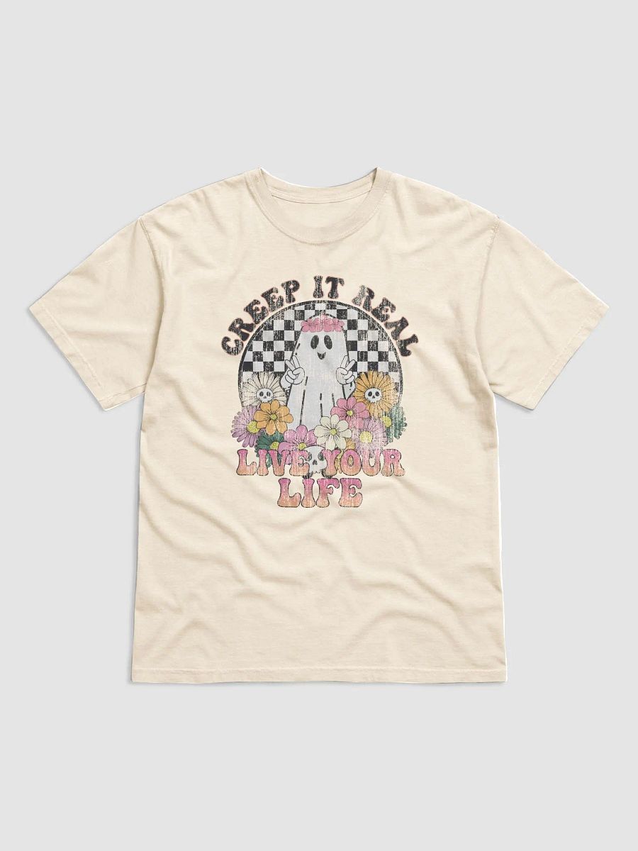 Creep It Real Floral Hippie Ghost T-Shirt | T-Shirt | Funny Fall and Halloween Design product image (13)