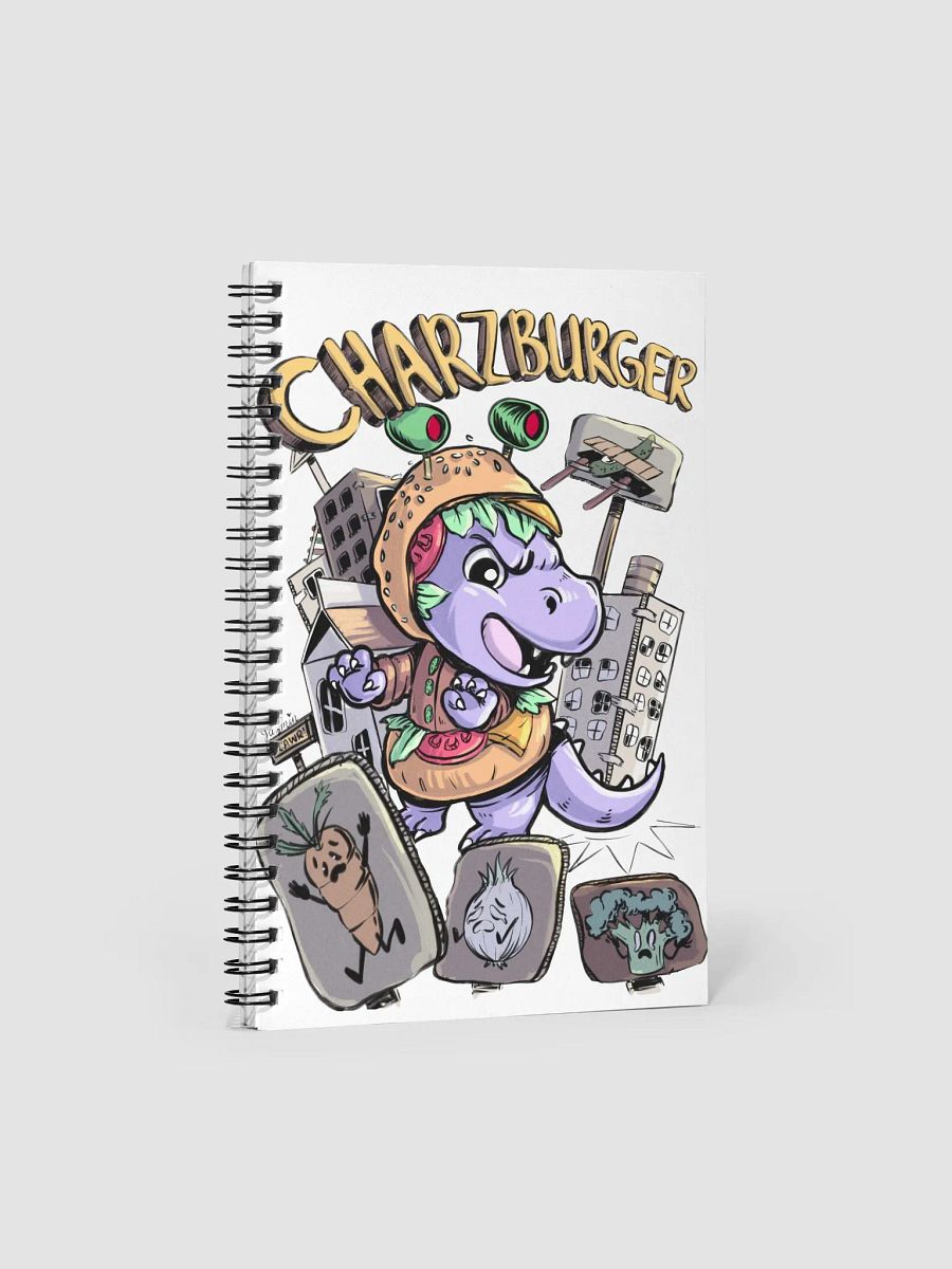 Dinosaur Hamburger Rampage Notebook – A Whimsical Adventure product image (1)