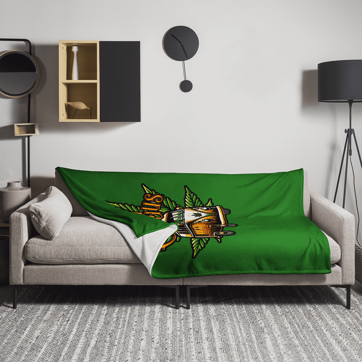 CannaBus Fleece Blanket product image (2)