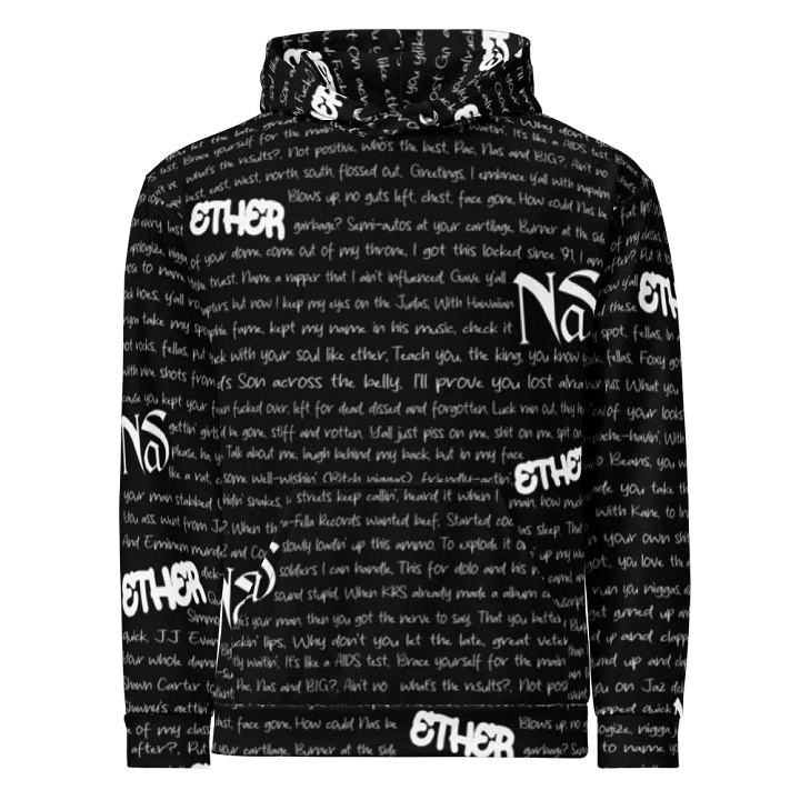 Ether - Nas - BLACK - Unisex Hoodie product image (2)