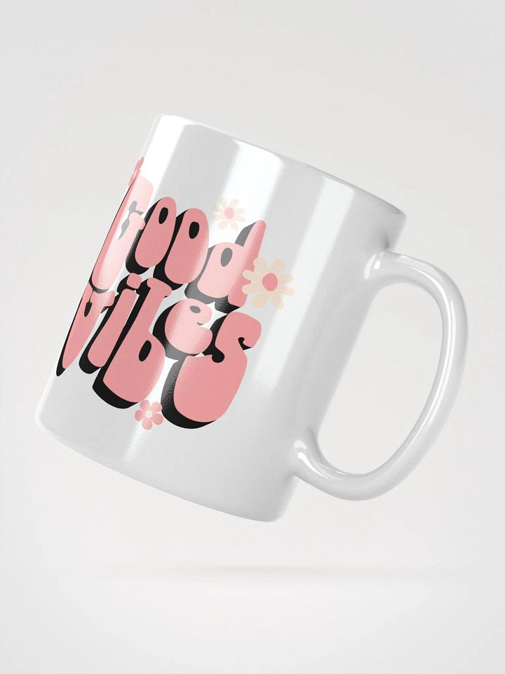 [11oz / 15oz / 20oz] Drinking Mug | Good Vibes Daisies product image (5)