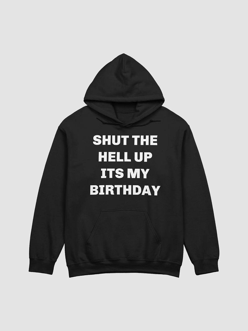 "It's My Birthday" Black Hoodie