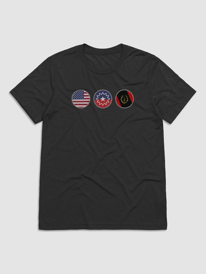 Black American USA Heritage T-shirt product image (7)