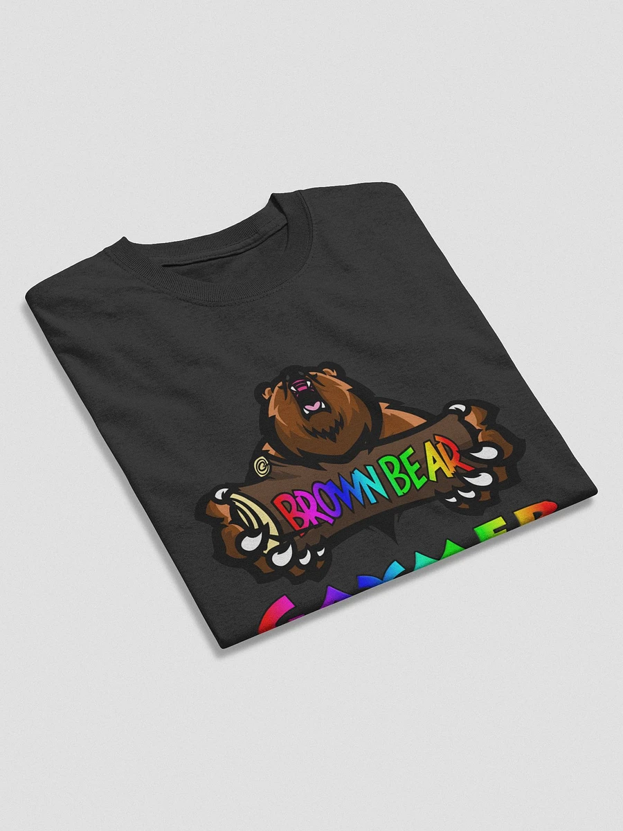 Brown Bear Gaymer (Rainbow Pride) - Dark Color T-Shirt product image (46)