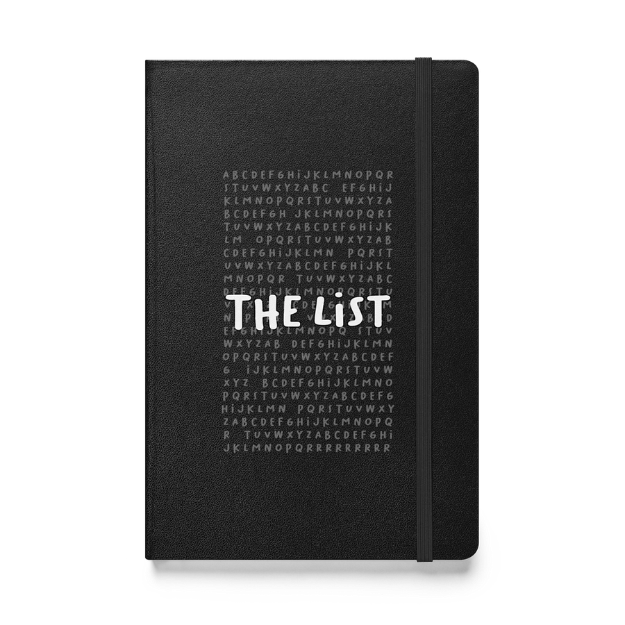 The List Hardcover Bound Notebook product image (1)