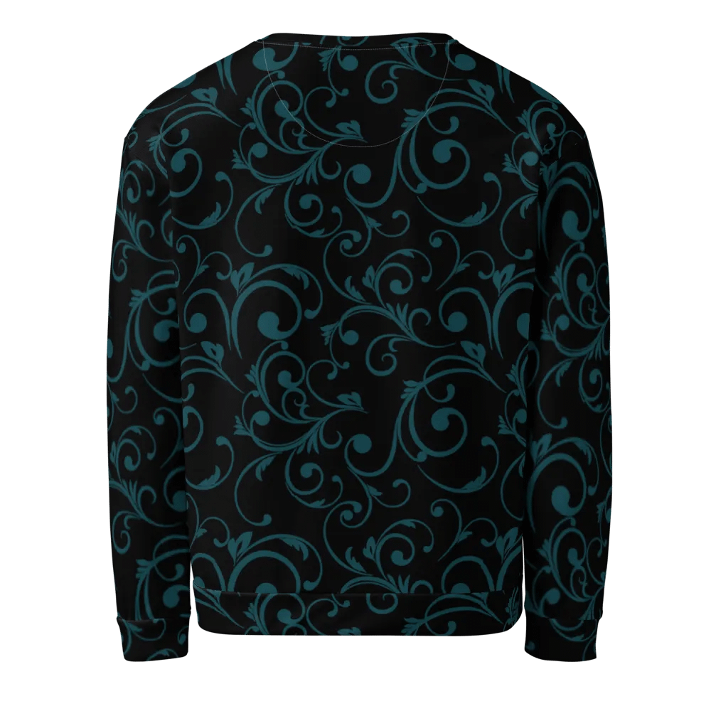 Dark Teal Twirl Sweatshirt product image (3)