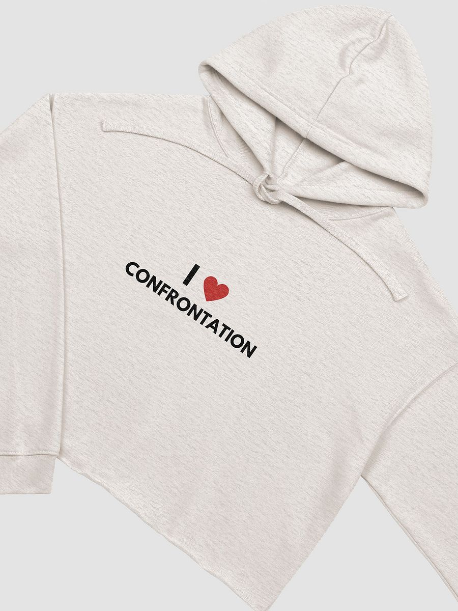 I <3 Confrontation cropped hoodie product image (13)