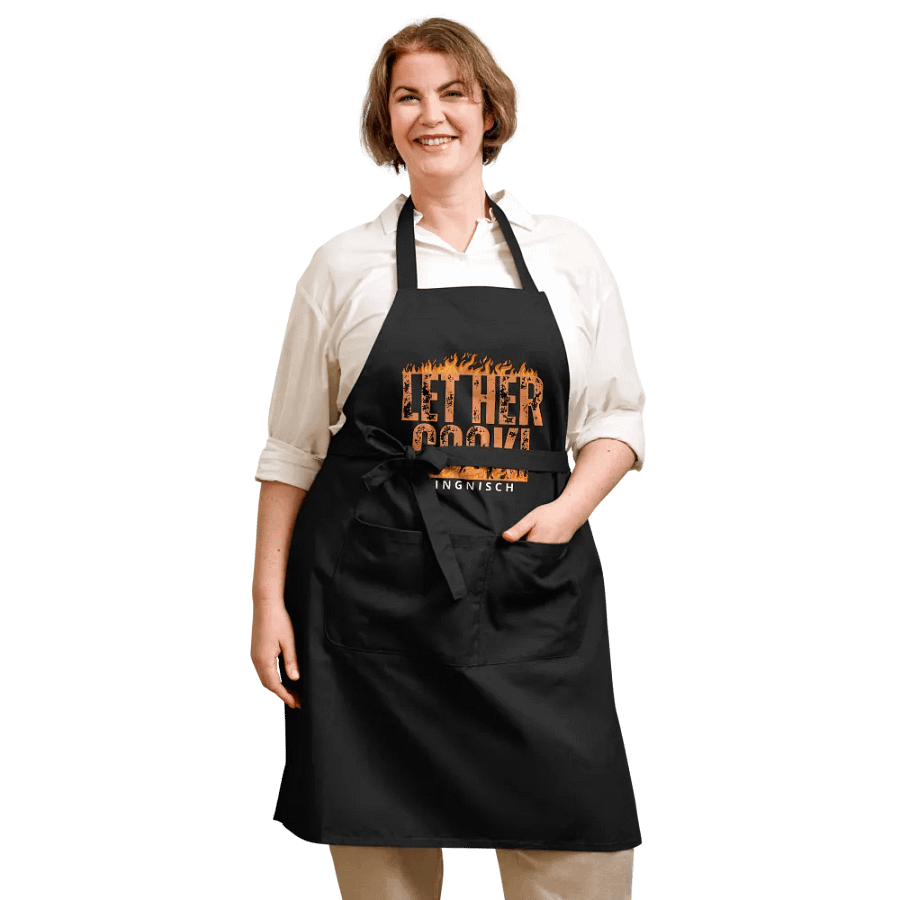 LET HER COOK! Apron product image (5)