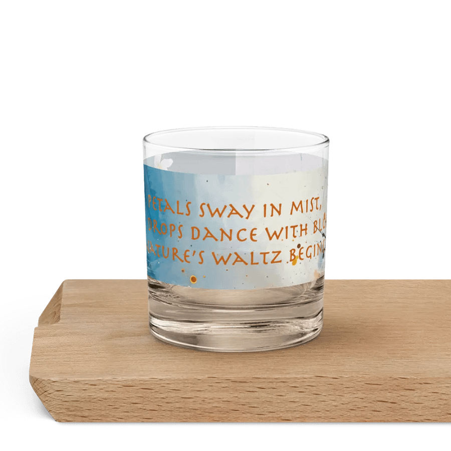 Nature's Waltz Rocks Glass product image (5)