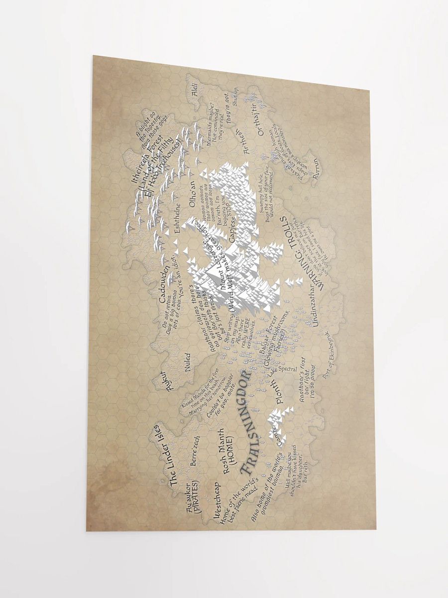 Fralsningdor Map Poster product image (4)