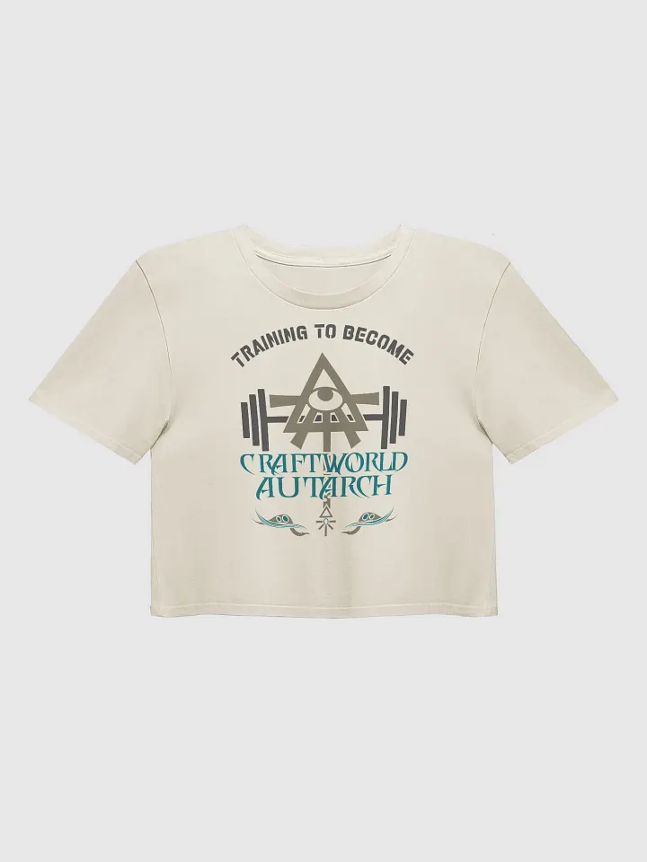 Training to Become Craftworld Autarch - Warhammer Aeldari Gym Croptop product image (1)