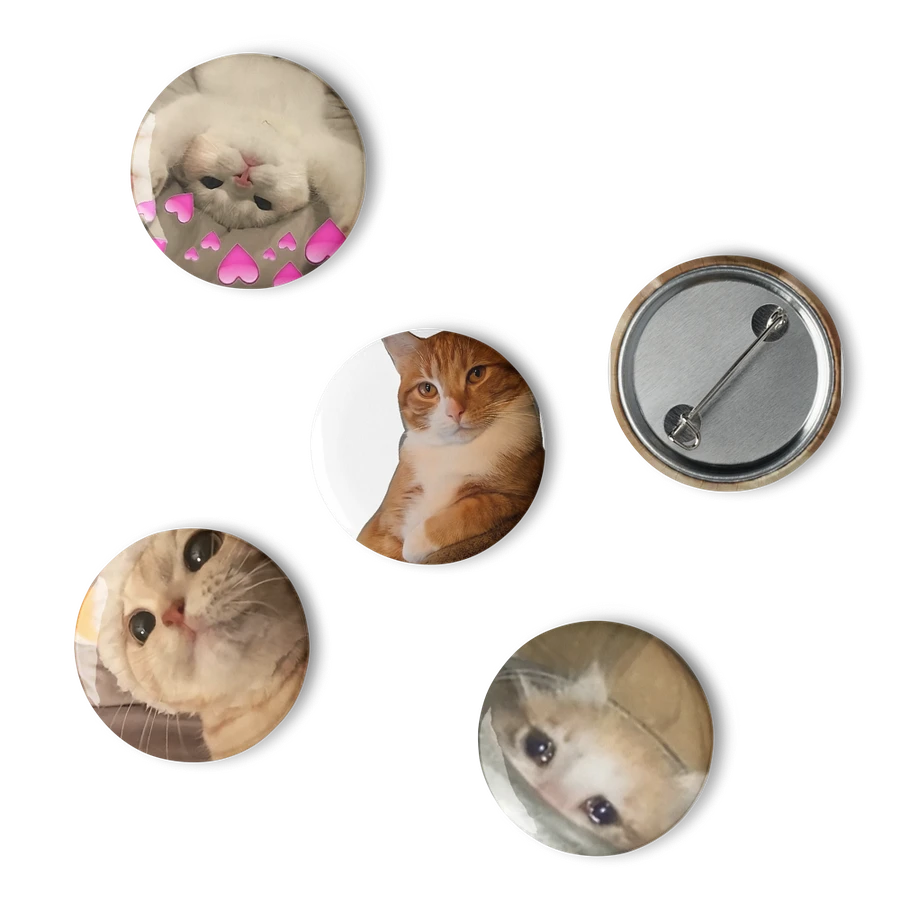 Set of Pin Buttons: Meme Cats 15 product image (6)