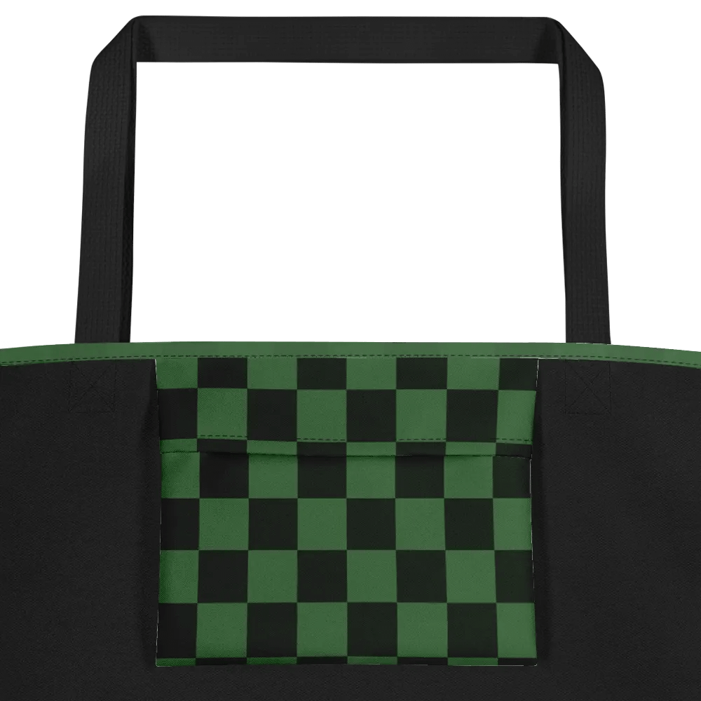 Chess Forest Shoulder Tote Bag for Board Gamers - Chess Piece Water Reflection product image (5)