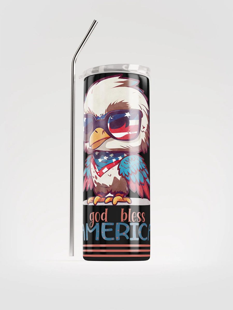Patriotic Eagle Stainless Steel Tumbler product image (1)