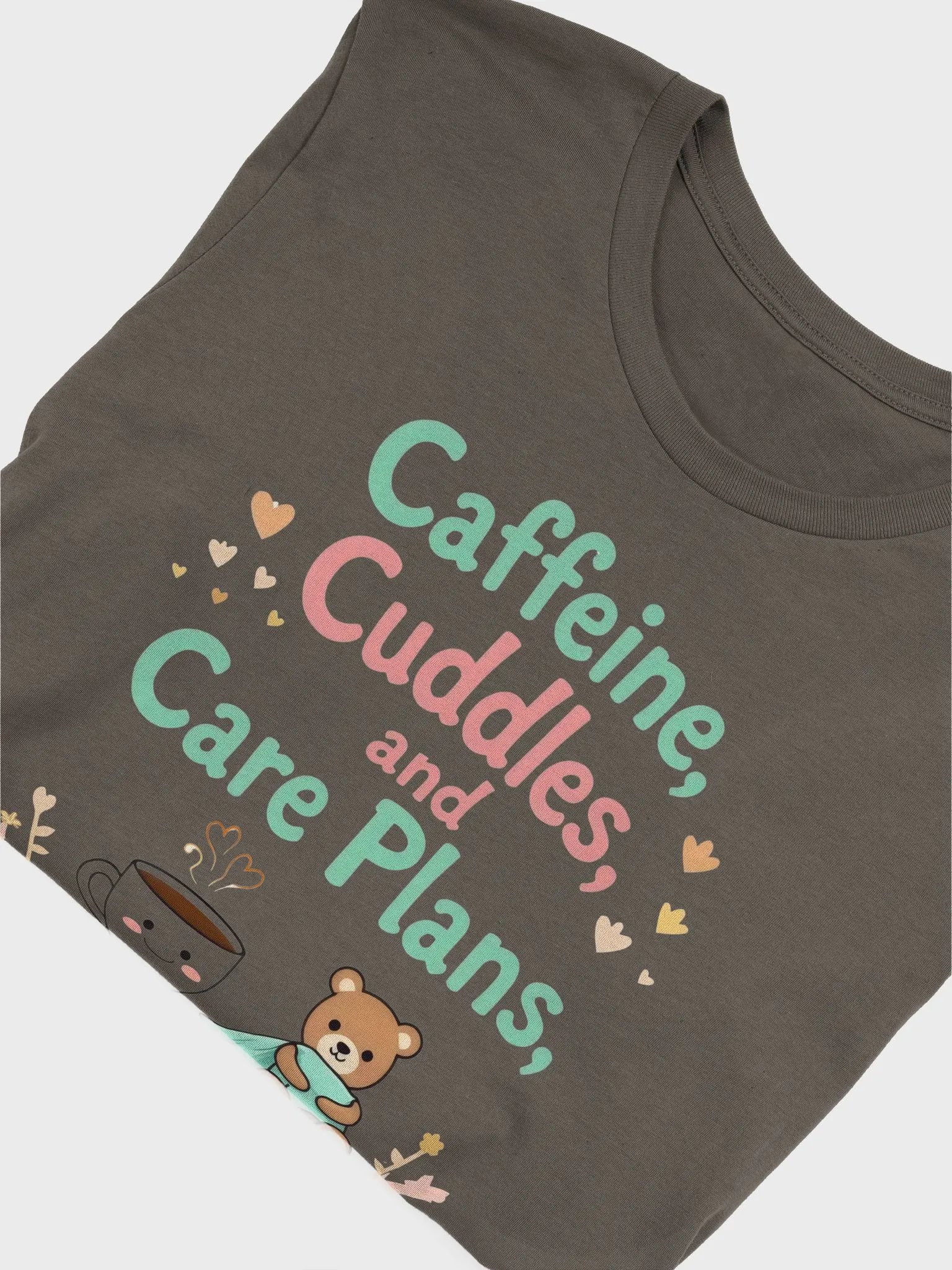 Caffeine & Cuddles Mom Nurse T-shirt product image (54)