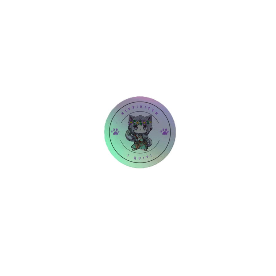 Kissi Quits Sticker product image (1)