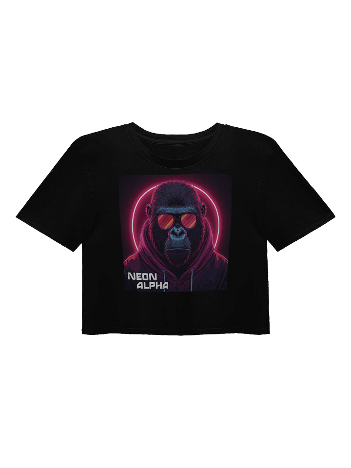 Neon Alpha Gorilla Women's Crop Top product image (1)