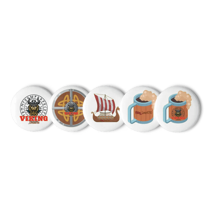 Viking Lover Pin Button Set product image (2)